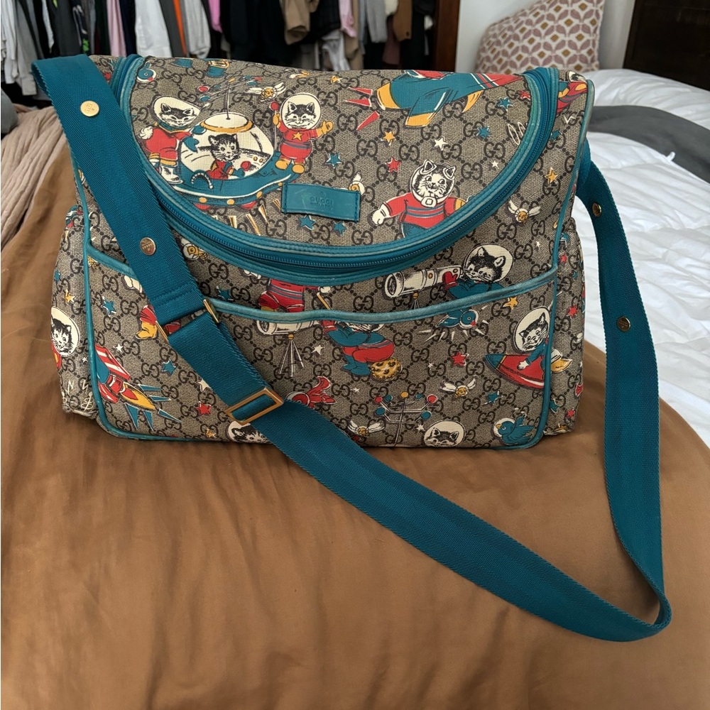 Gucci diaper bag